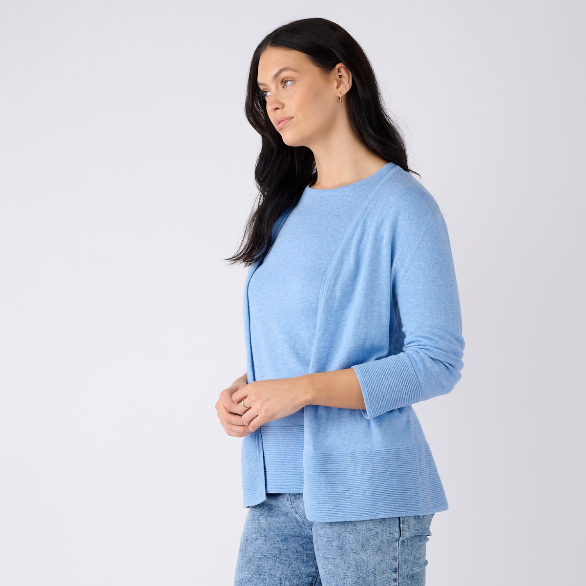 Boxy Ottoman Cardigan