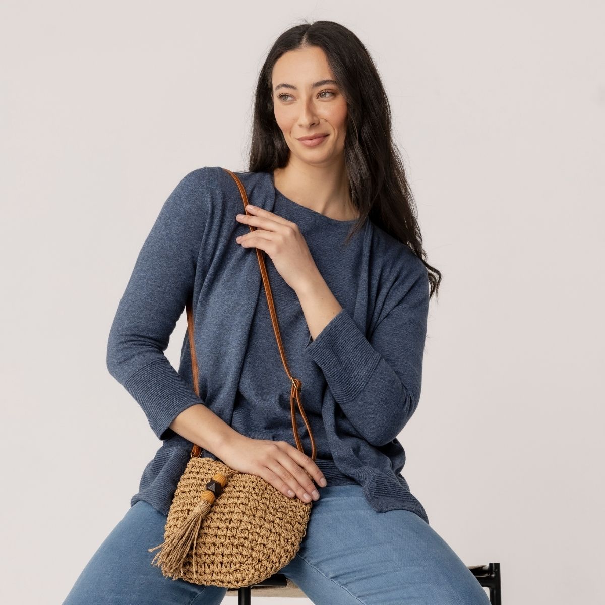 Boxy Ottoman Cardigan