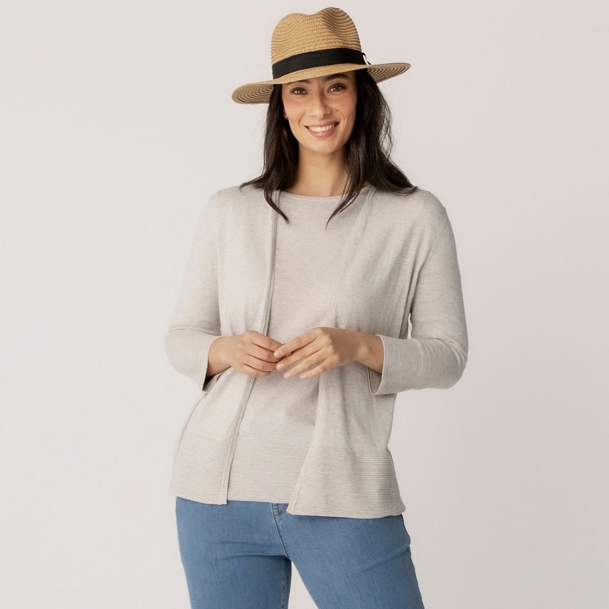Boxy Ottoman Cardigan