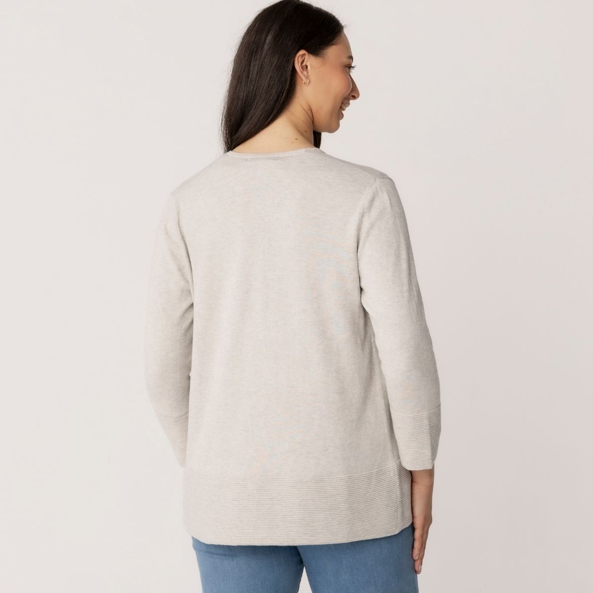 Boxy Ottoman Cardigan