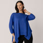 3/4 Sleeve Handkerchief Pullover