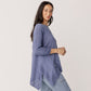 3/4 Sleeve Handkerchief Pullover