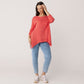 3/4 Sleeve Handkerchief Pullover