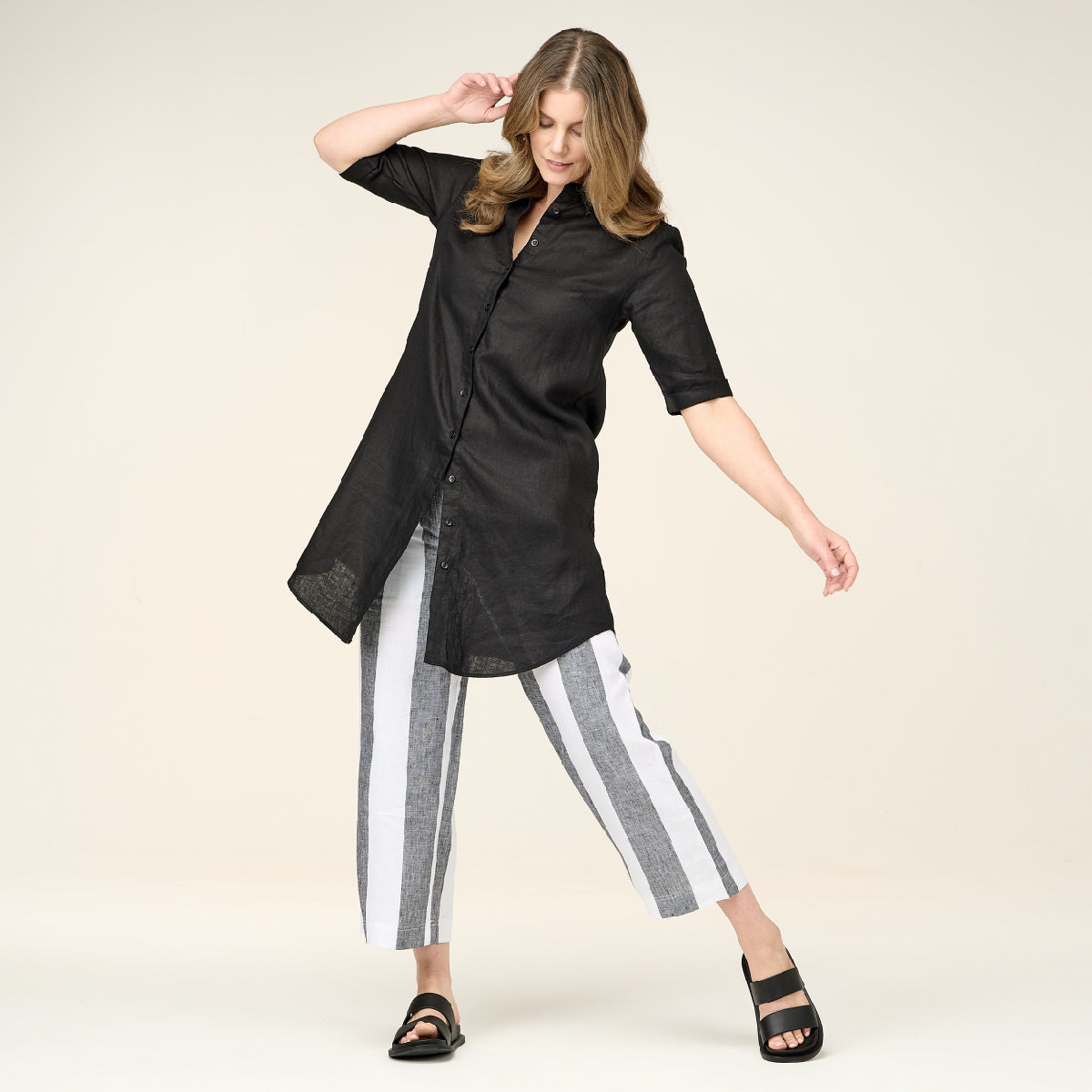 Stripe Pallazo Pants