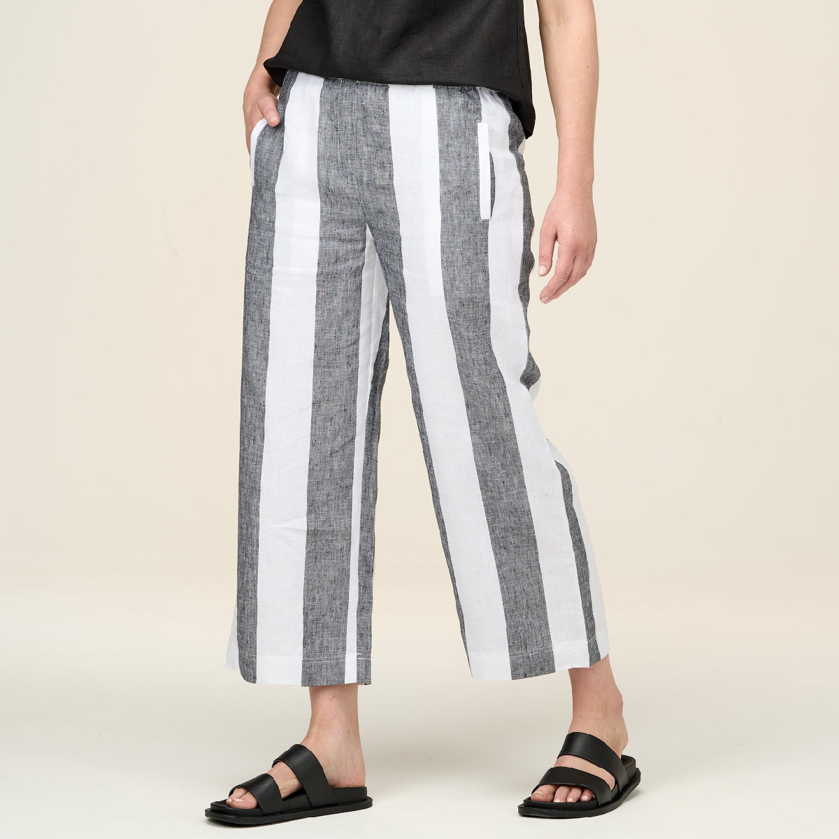 Stripe Pallazo Pants