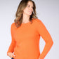 Angora Blend Crew Neck Sweater