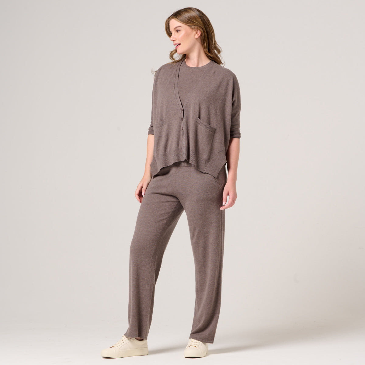 Wool Cashmere Oversized Cardi