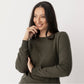 Wool Cashmere Crew Neck Jumper
