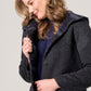 Wool Blend Reversible Hooded Coat