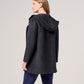 Wool Blend Reversible Hooded Coat