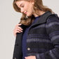 Wool Blend Reversible Hooded Coat