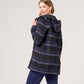 Wool Blend Reversible Hooded Coat