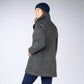 Wool Blend Funnel Coat