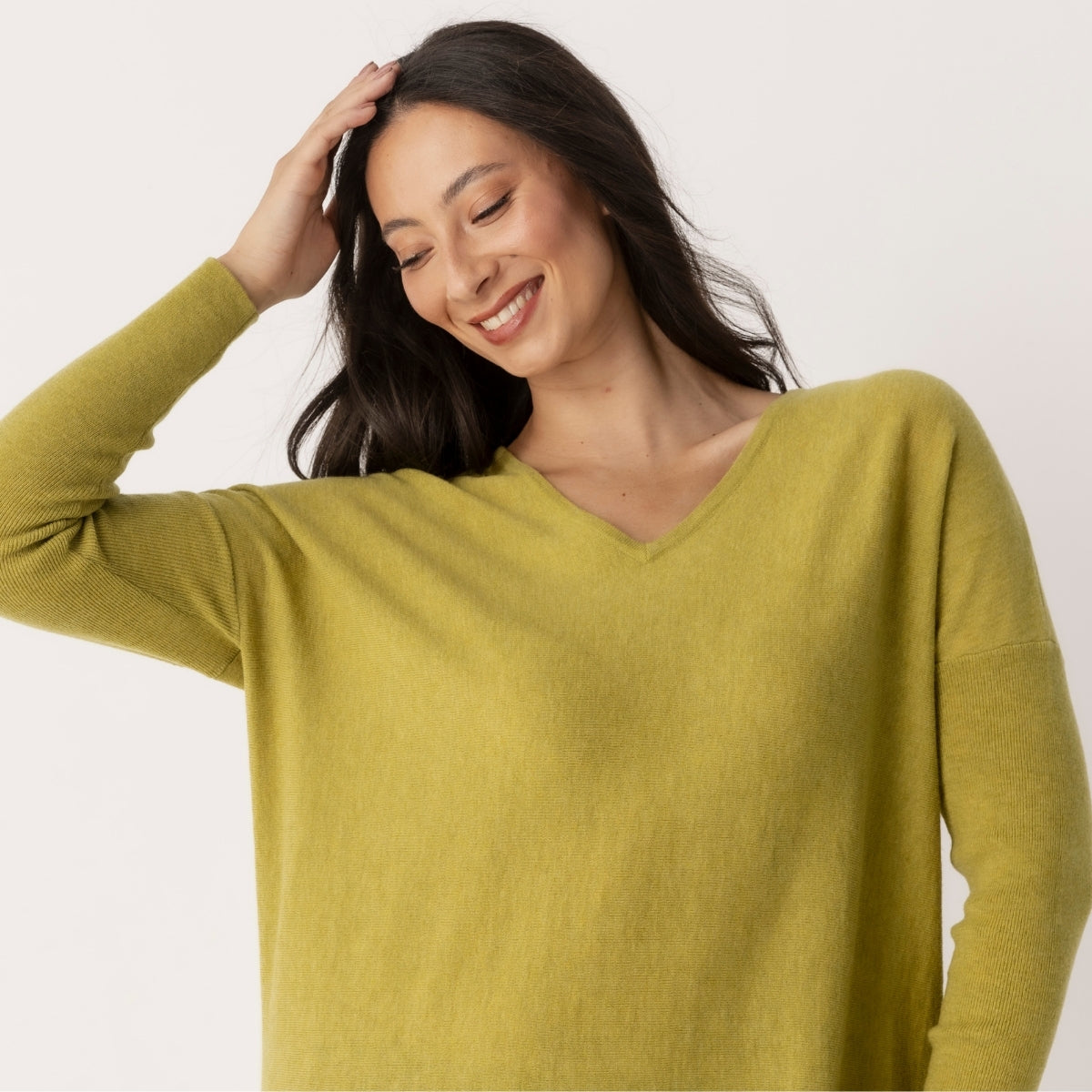 Curved Hem Pullover