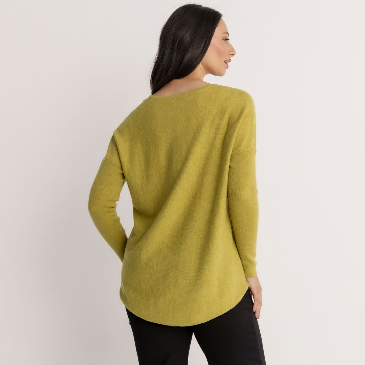Curved Hem Pullover