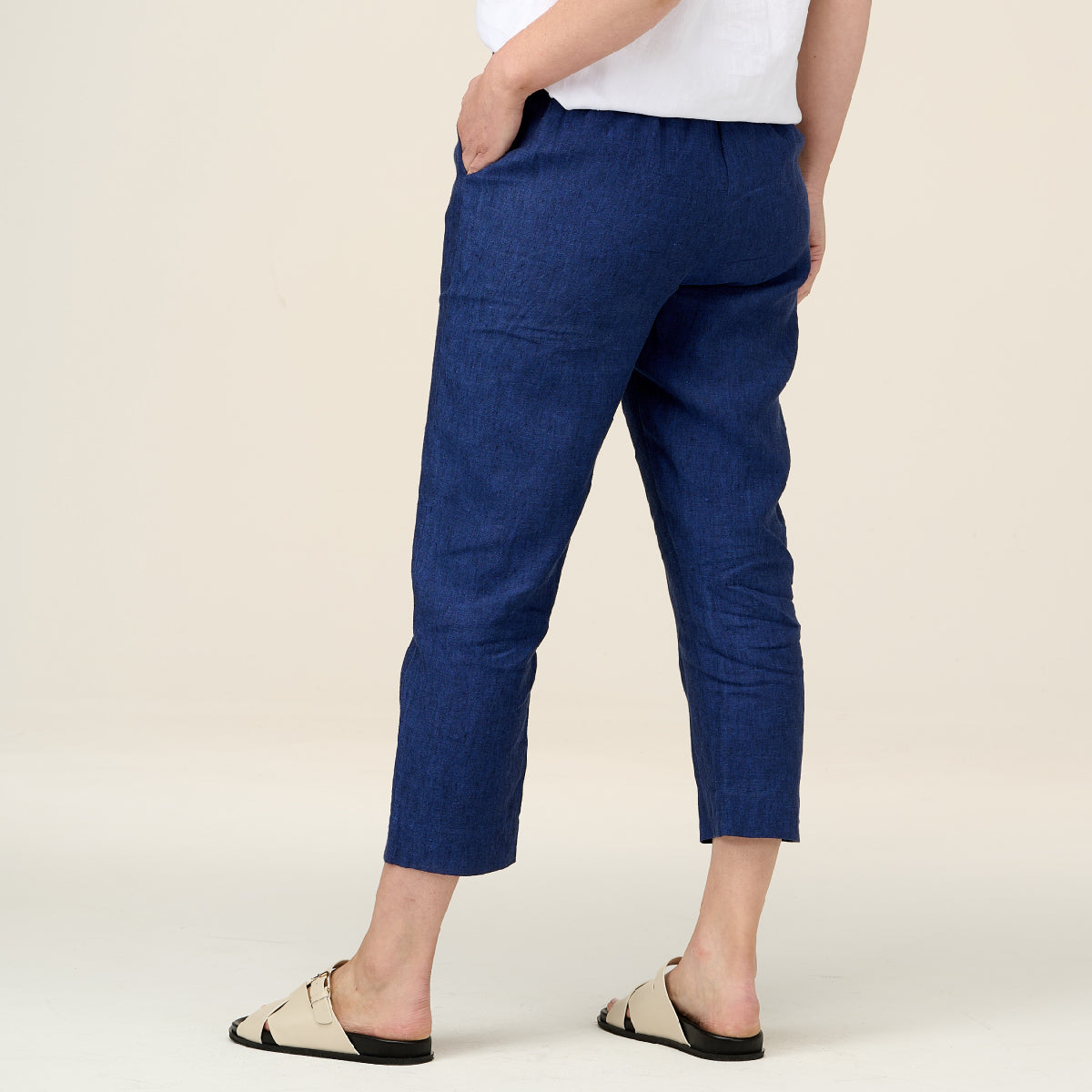 7/8 Flat Front Narrow Leg Pants