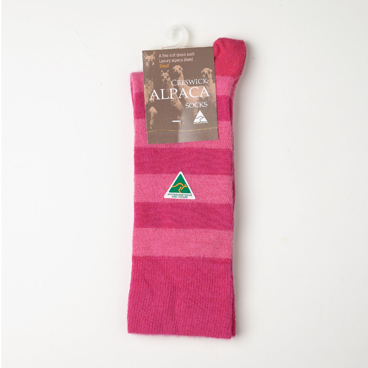 Alpaca Merino Stripe Dress Socks