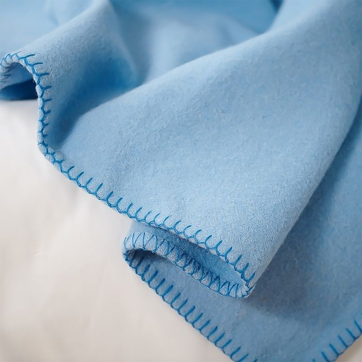 Fine Merino Wool Stitch Baby Blanket