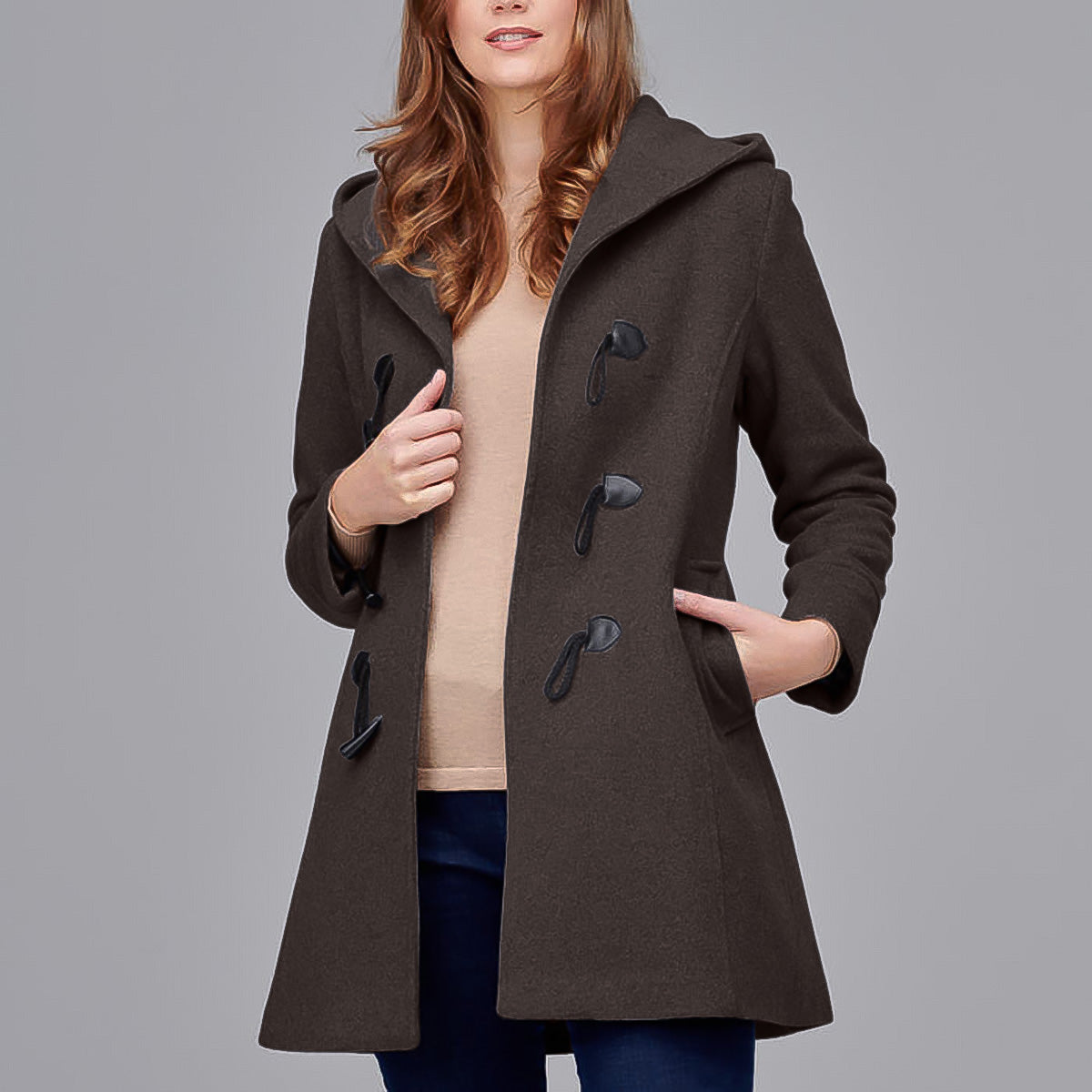 Hooded Duffle Coat