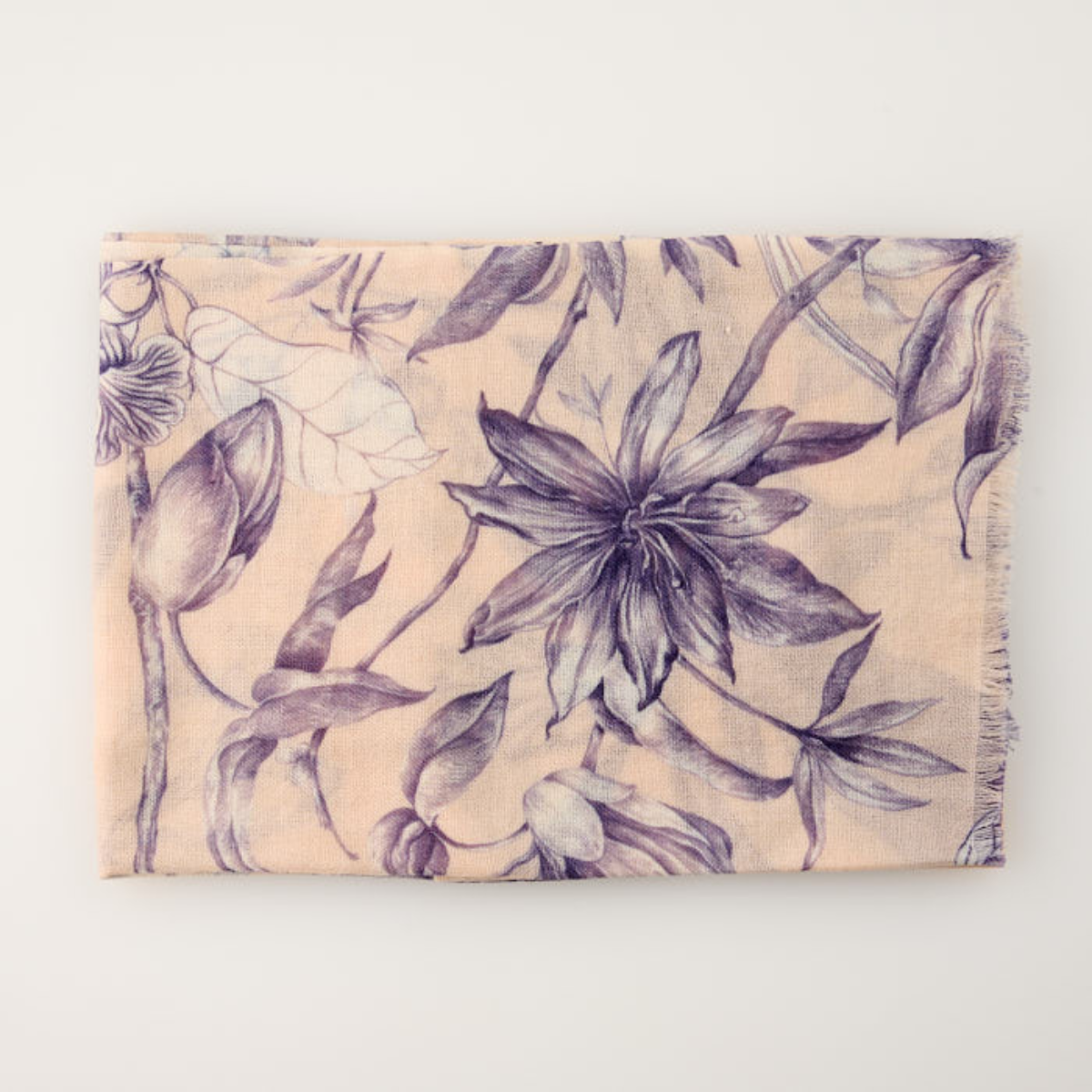 100% Printed Wool Scarf