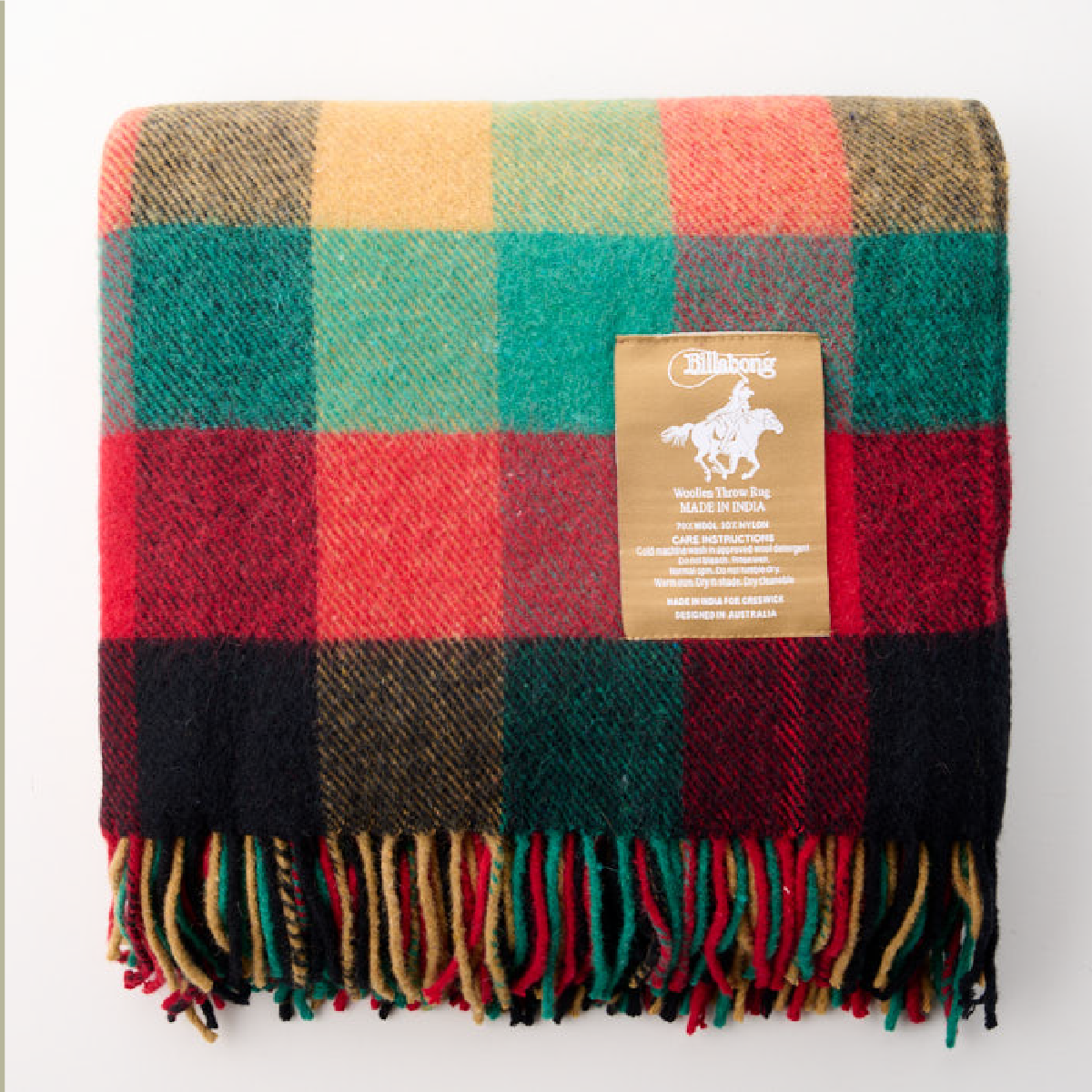 Billabong Fringed Throw Check