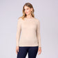 Emily Long Sleeve Merino Wool Crew Neck Top