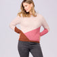 Lambswool Colour Block Sweater