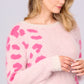 Angora Blend Animal Jacquard Sweater