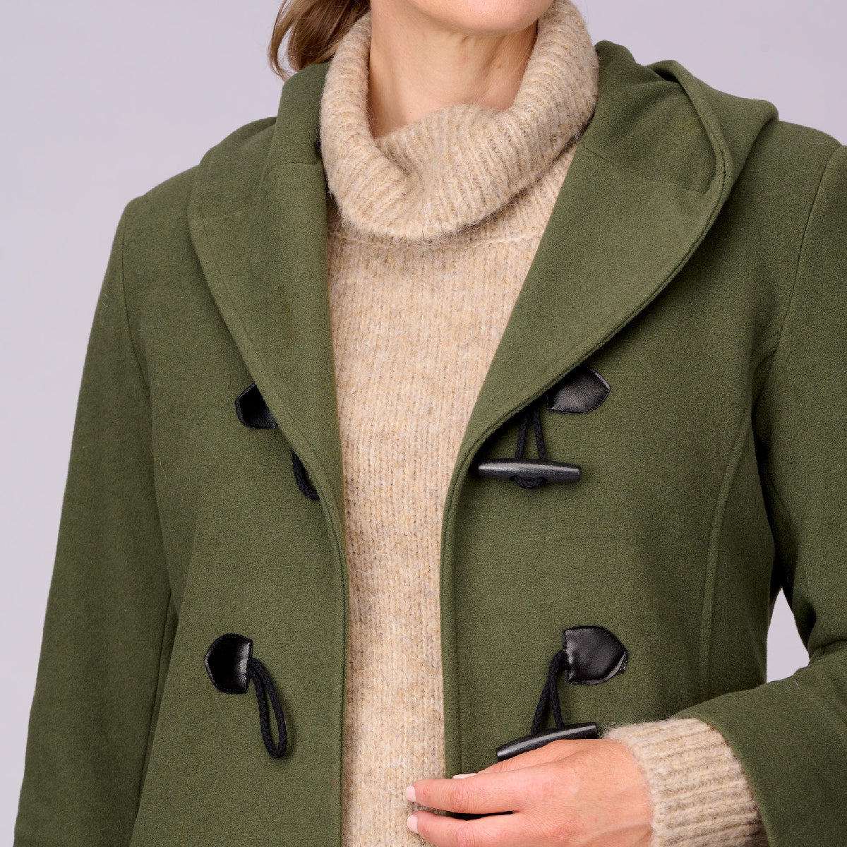 Green duffle coat outlet womens