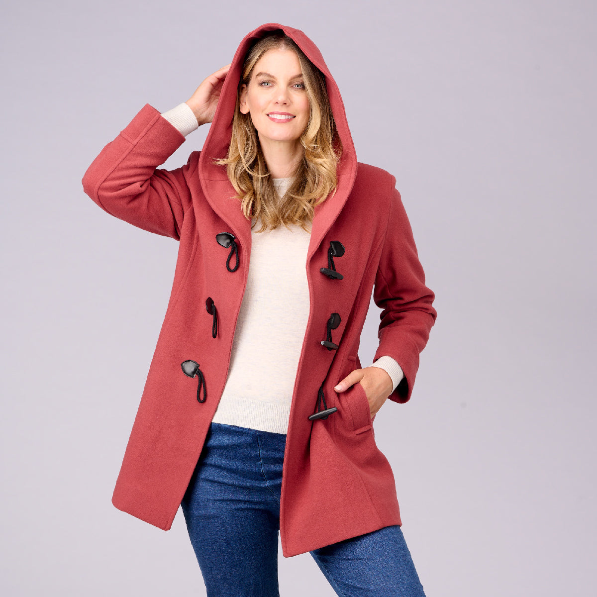 Hooded Duffle Coat