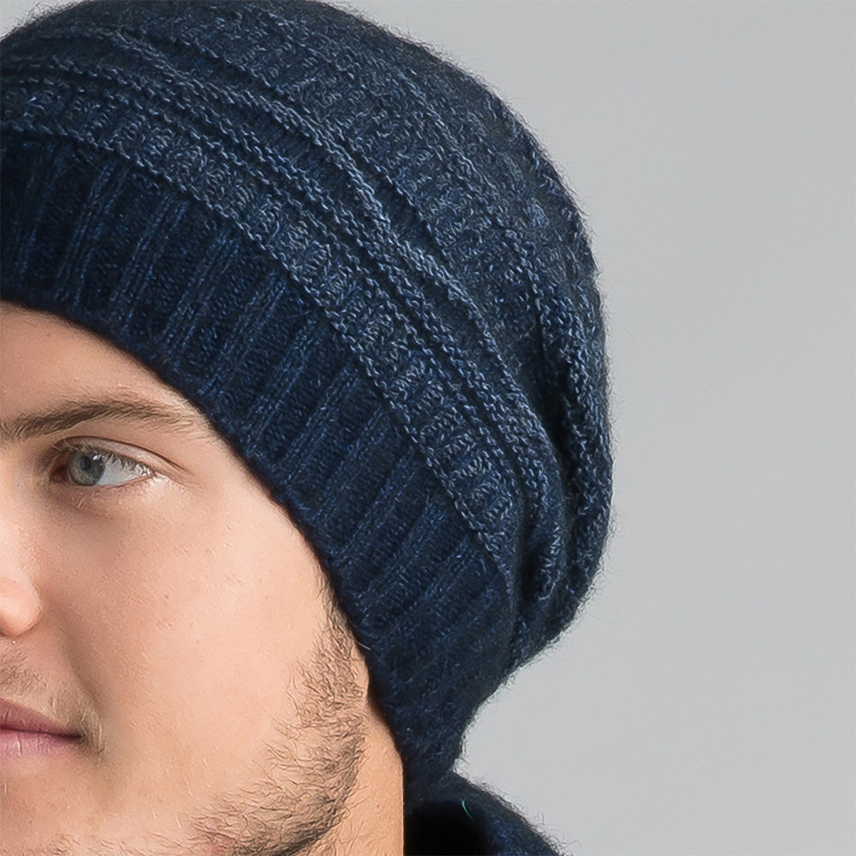 Mens wool hat with 2024 peak