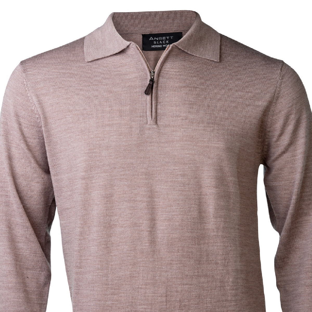 Ansett Merino Wool 1/2 Zip Polo