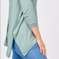 3/4 Sleeve Handkerchief Pullover