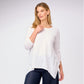 3/4 Sleeve Handkerchief Pullover