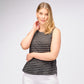 Yarn Dye Stripe Linen Jersey Tank Top Top