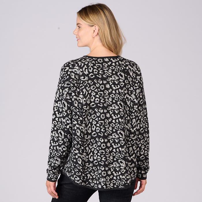 Animal Print Pullover